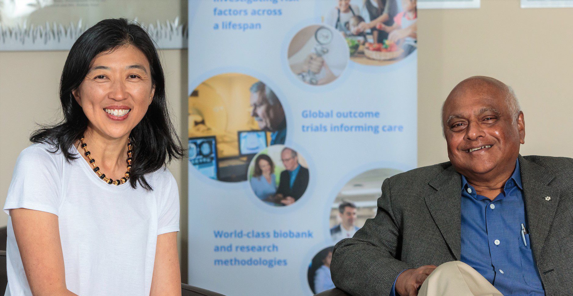 Clara Chow and Salim Yusuf 2022