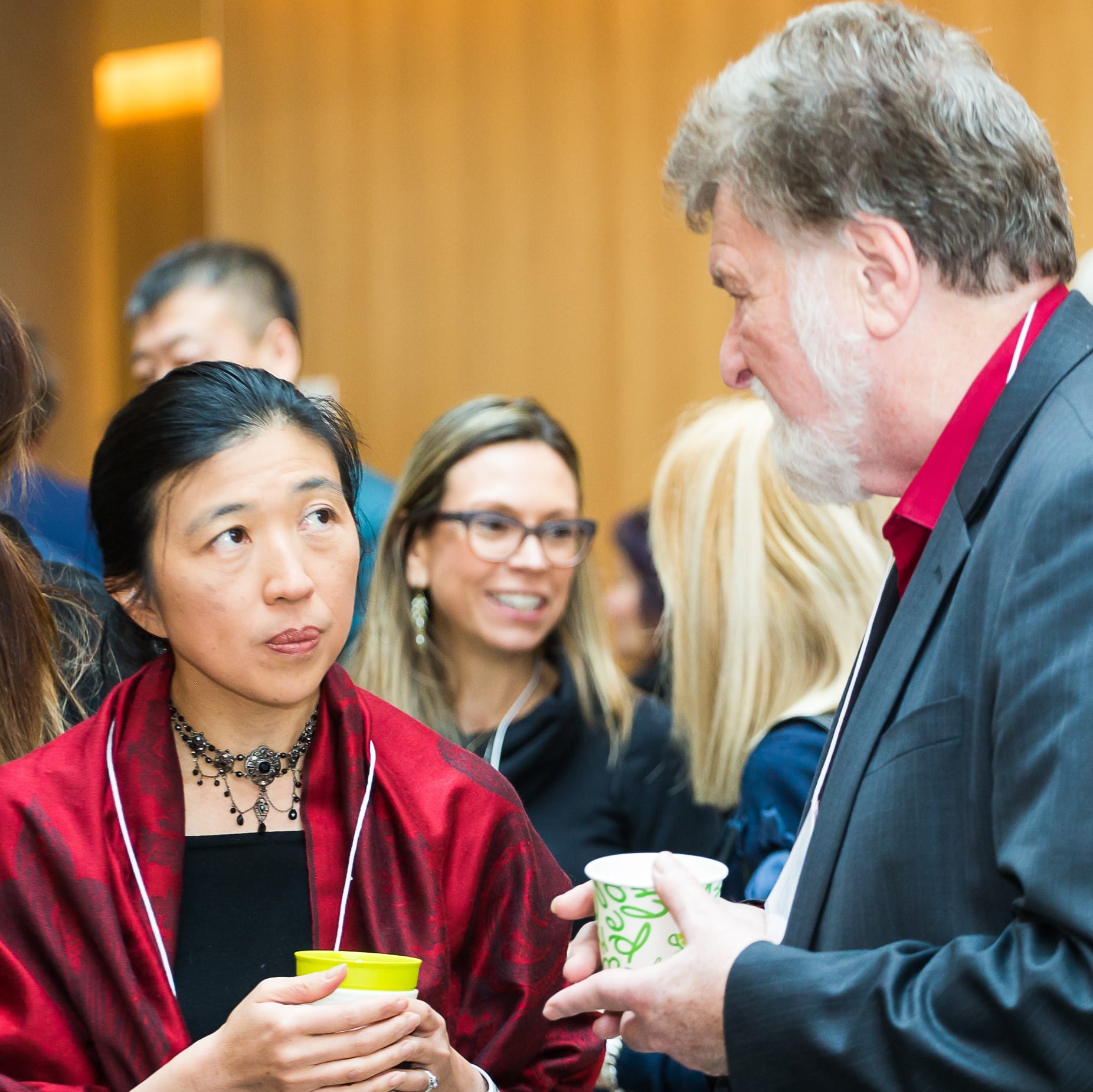 Clara Chow with Stuart Spencer
