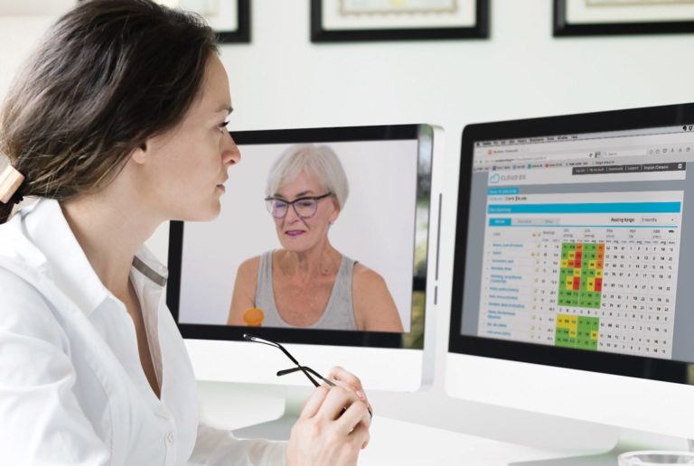 nurse and patient virtual care