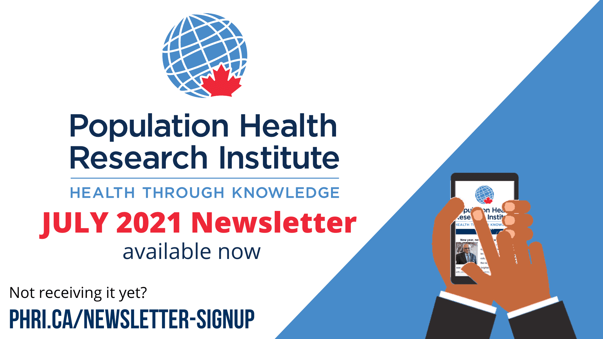 Phri Population Health Research Institute Global Health Research