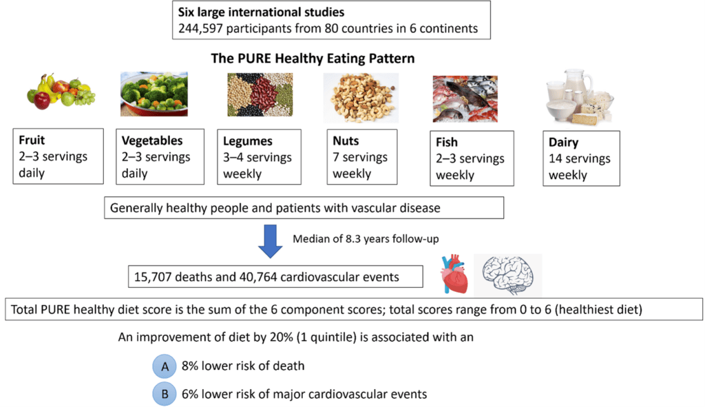 The PURE study healthy diet score